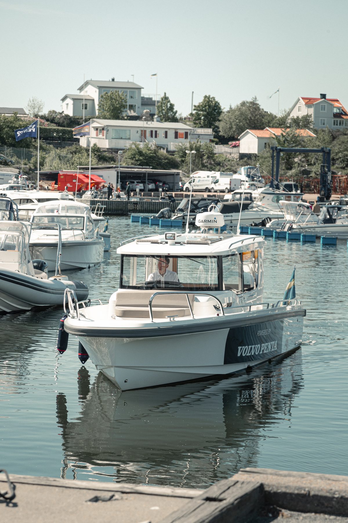 Boat in the harbour